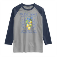 Positano Italy Raglan Shirt Amalfi Coast Italian Lemons Town Italy Vacation - Wonder Print Shop