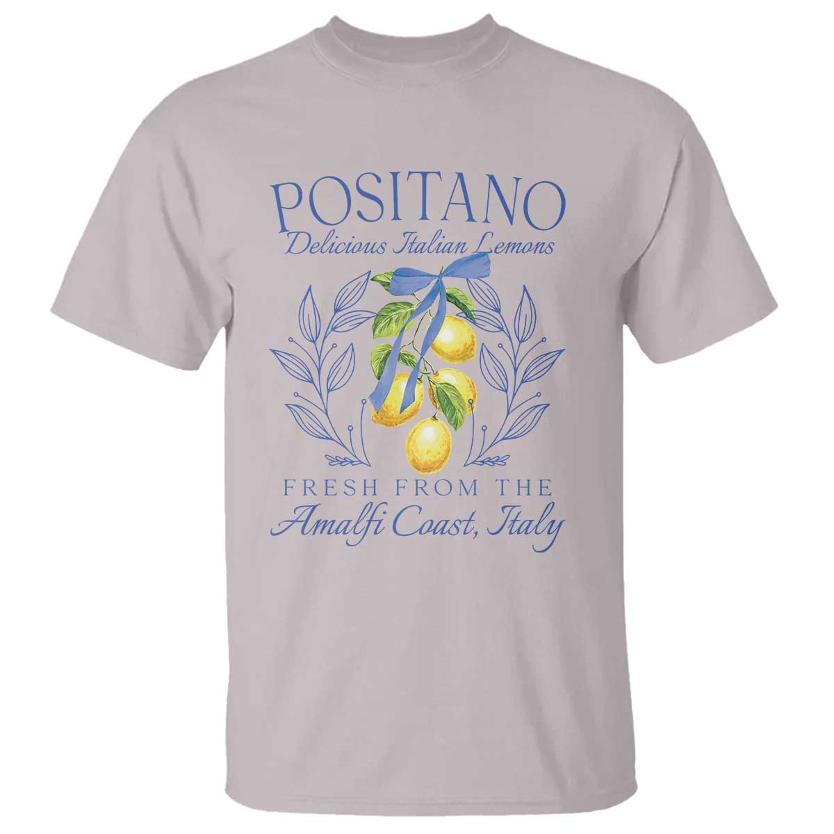 Positano Italy T Shirt Amalfi Coast Italian Lemons Town Italy Vacation - Wonder Print Shop