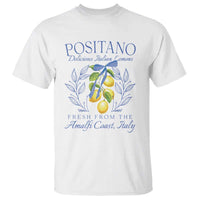 Positano Italy T Shirt Amalfi Coast Italian Lemons Town Italy Vacation - Wonder Print Shop