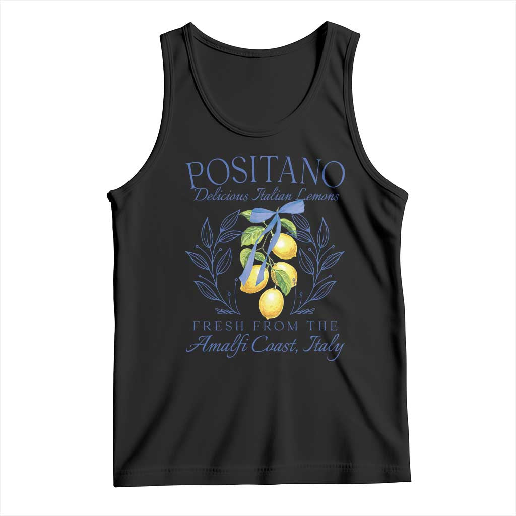 Positano Italy Tank Top Amalfi Coast Italian Lemons Town Italy Vacation - Wonder Print Shop