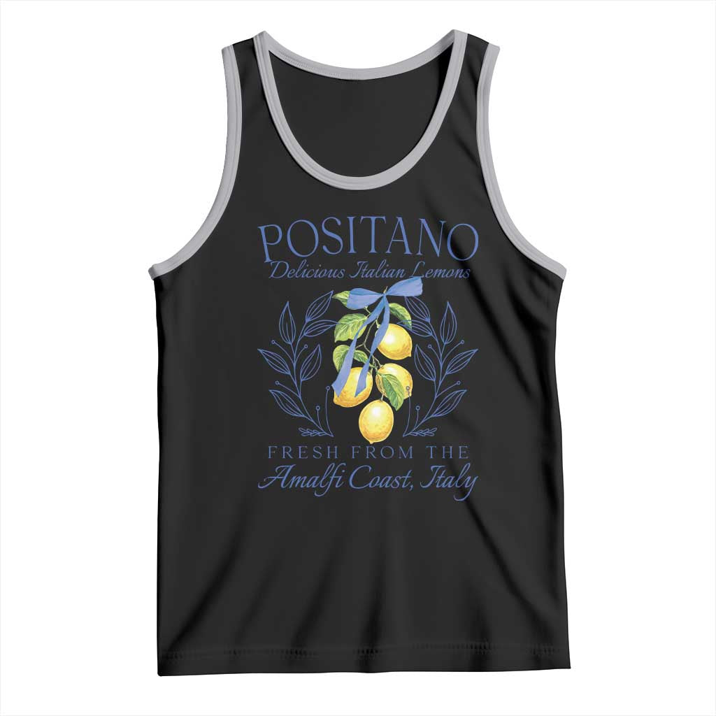 Positano Italy Tank Top Amalfi Coast Italian Lemons Town Italy Vacation - Wonder Print Shop