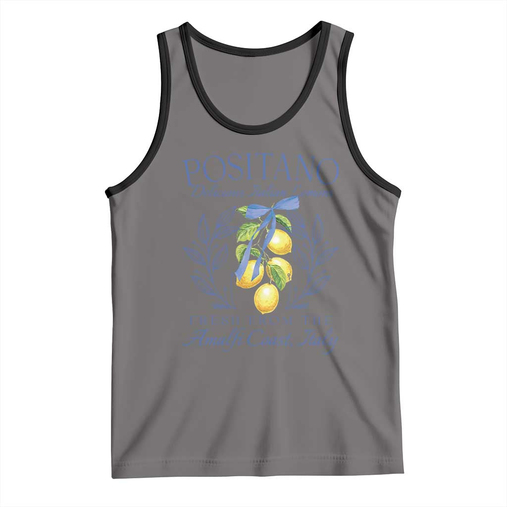 Positano Italy Tank Top Amalfi Coast Italian Lemons Town Italy Vacation - Wonder Print Shop