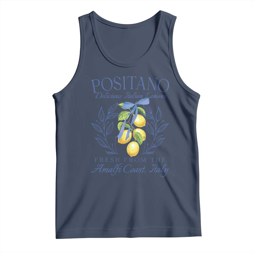 Positano Italy Tank Top Amalfi Coast Italian Lemons Town Italy Vacation - Wonder Print Shop
