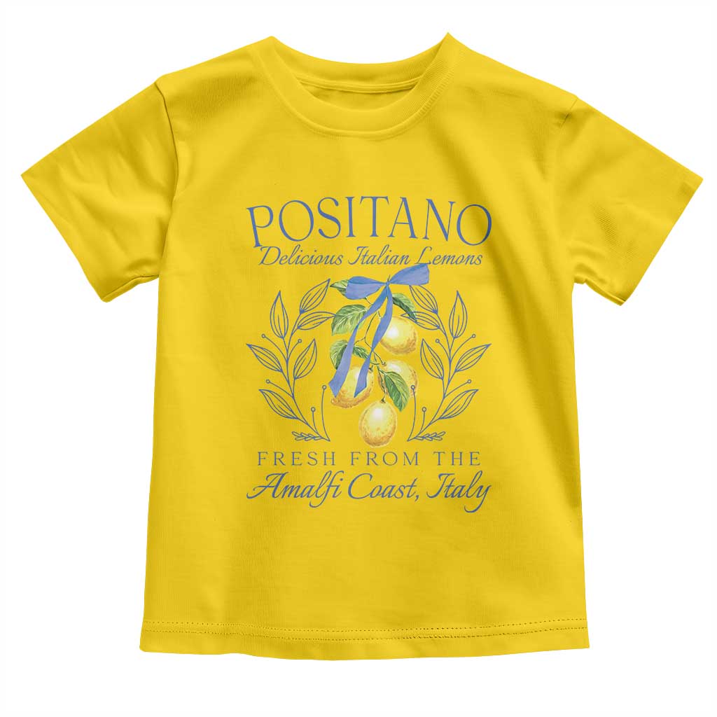 Positano Italy Toddler T Shirt Amalfi Coast Italian Lemons Town Italy Vacation - Wonder Print Shop