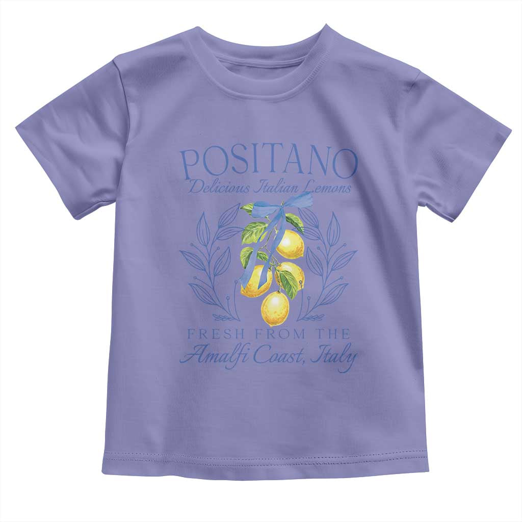 Positano Italy Toddler T Shirt Amalfi Coast Italian Lemons Town Italy Vacation - Wonder Print Shop