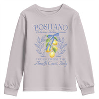 Positano Italy Youth Sweatshirt Amalfi Coast Italian Lemons Town Italy Vacation - Wonder Print Shop