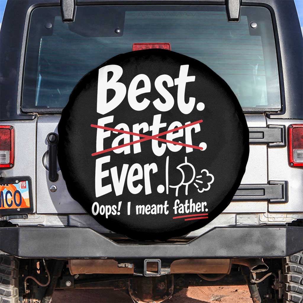 Retro Dad Worlds Best Farter I Mean Father Spare Tire Cover Funny Gag Gift Birthday Husband Dad Fathers Day