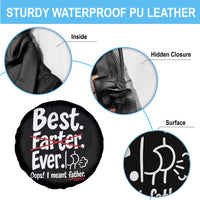 Retro Dad Worlds Best Farter I Mean Father Spare Tire Cover Funny Gag Gift Birthday Husband Dad Fathers Day