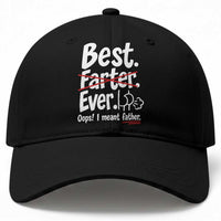 Retro Dad Worlds Best Farter I Mean Father Baseball Cap Funny Gag Gift Birthday Husband Dad Fathers Day