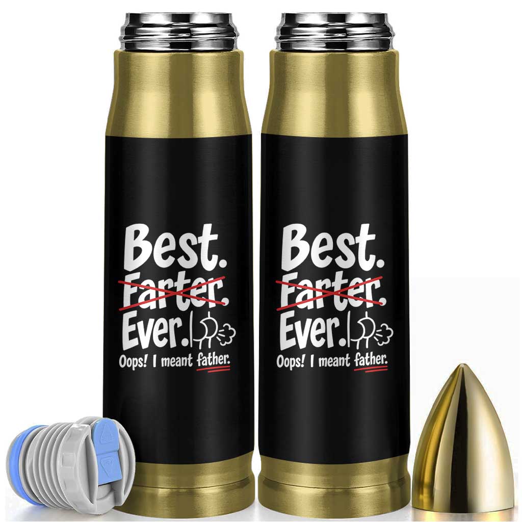 Retro Dad Worlds Best Farter I Mean Father Bullet Tumbler Funny Gag Gift Birthday Husband Dad Fathers Day