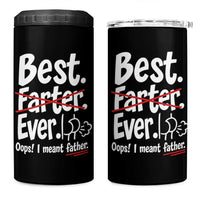 Retro Dad Worlds Best Farter I Mean Father 4 in 1 Can Cooler Tumbler Funny Gag Gift Birthday Husband Dad Fathers Day