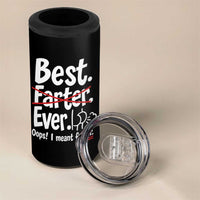 Retro Dad Worlds Best Farter I Mean Father 4 in 1 Can Cooler Tumbler Funny Gag Gift Birthday Husband Dad Fathers Day
