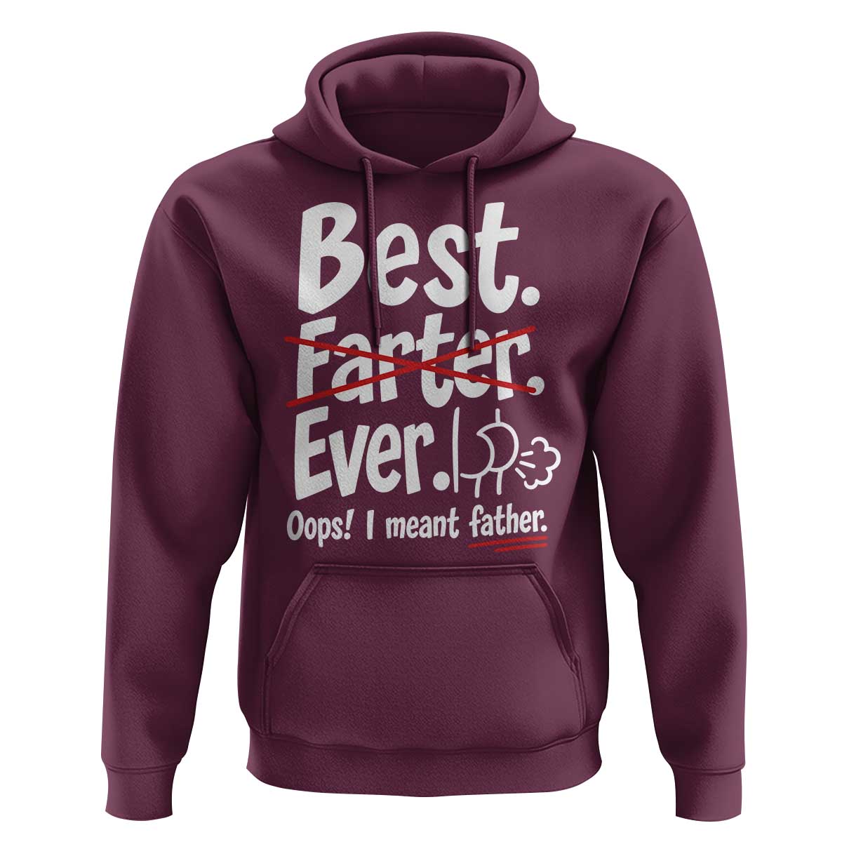 Retro Dad Worlds Best Farter I Mean Father Hoodie Funny Gag Gift Birthday Husband Dad Fathers Day