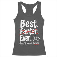Retro Dad Worlds Best Farter I Mean Father Racerback Tank Top Funny Gag Gift Birthday Husband Dad Fathers Day