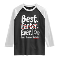 Retro Dad Worlds Best Farter I Mean Father Raglan Shirt Funny Gag Gift Birthday Husband Dad Fathers Day