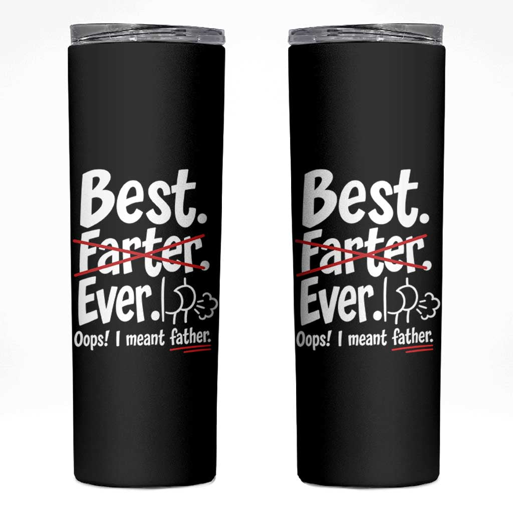 Retro Dad Worlds Best Farter I Mean Father Skinny Tumbler Funny Gag Gift Birthday Husband Dad Fathers Day