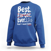 Retro Dad Worlds Best Farter I Mean Father Sweatshirt Funny Gag Gift Birthday Husband Dad Fathers Day