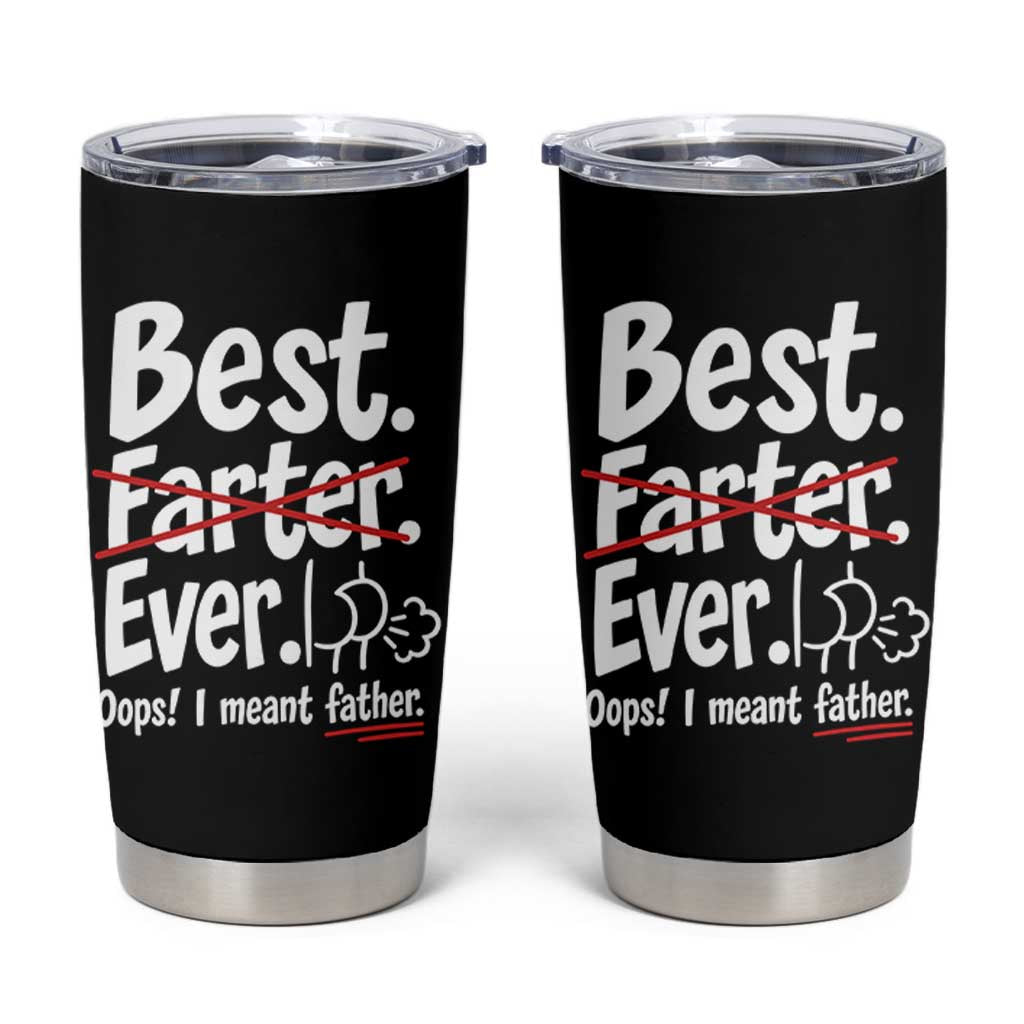 Retro Dad Worlds Best Farter I Mean Father Tumbler Cup Funny Gag Gift Birthday Husband Dad Fathers Day