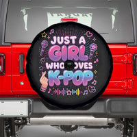Kpop Lover Spare Tire Cover Just a Girl Who Loves K-Pop Korean Music