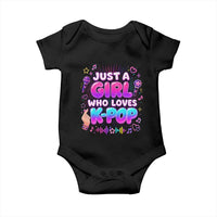 Kpop Lover Baby Onesie Just a Girl Who Loves K-Pop Korean Music