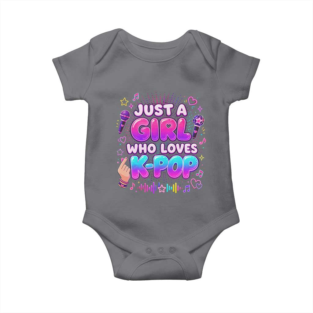 Kpop Lover Baby Onesie Just a Girl Who Loves K-Pop Korean Music
