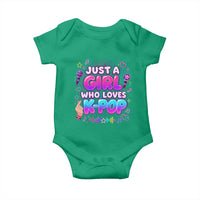 Kpop Lover Baby Onesie Just a Girl Who Loves K-Pop Korean Music