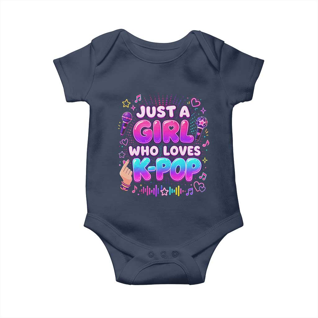 Kpop Lover Baby Onesie Just a Girl Who Loves K-Pop Korean Music