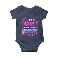 Kpop Lover Baby Onesie Just a Girl Who Loves K-Pop Korean Music
