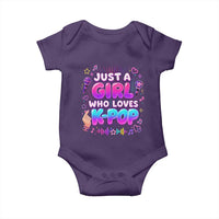 Kpop Lover Baby Onesie Just a Girl Who Loves K-Pop Korean Music