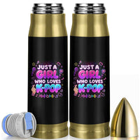 Kpop Lover Bullet Tumbler Just a Girl Who Loves K-Pop Korean Music