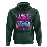Kpop Lover Hoodie Just a Girl Who Loves K-Pop Korean Music