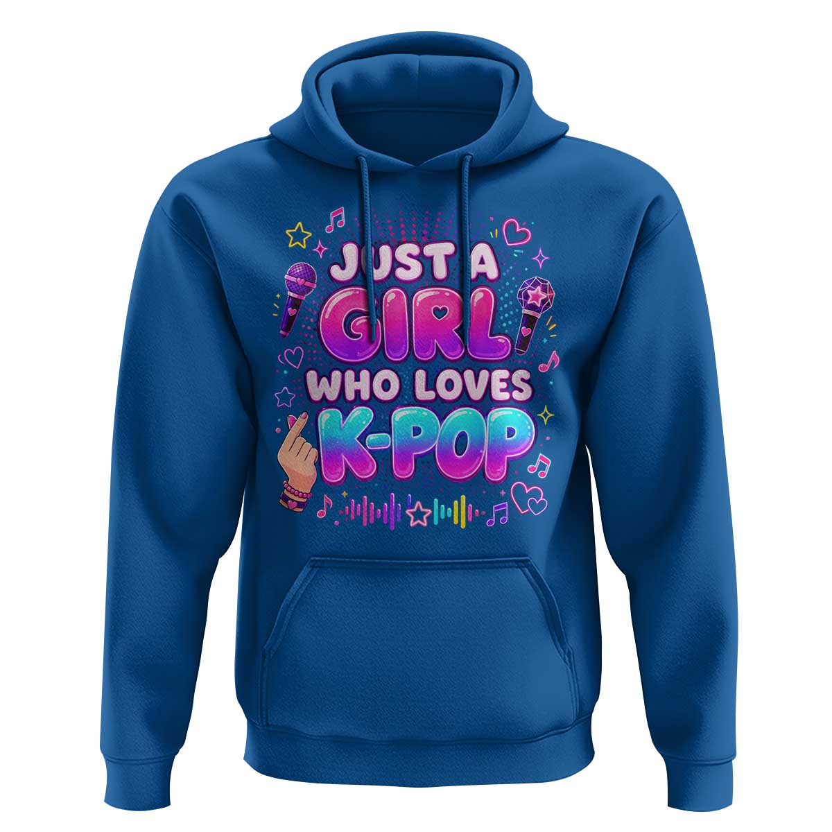 Kpop Lover Hoodie Just a Girl Who Loves K-Pop Korean Music