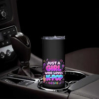 Kpop Lover Skinny Tumbler Just a Girl Who Loves K-Pop Korean Music