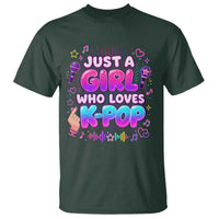 Kpop Lover T Shirt Just a Girl Who Loves K-Pop Korean Music