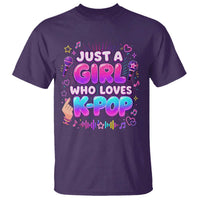 Kpop Lover T Shirt Just a Girl Who Loves K-Pop Korean Music