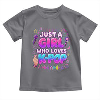Kpop Lover Toddler T Shirt Just a Girl Who Loves K-Pop Korean Music