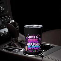 Kpop Lover Tumbler Cup Just a Girl Who Loves K-Pop Korean Music