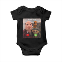 Tung Tung Tung Sahur John Pork Calling Baby Onesie Tralalero Tralala Meme Brainrot Funny