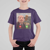 Tung Tung Tung Sahur John Pork Calling T Shirt For Kid Tralalero Tralala Meme Brainrot Funny