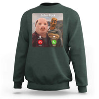 Tung Tung Tung Sahur John Pork Calling Sweatshirt Tralalero Tralala Meme Brainrot Funny