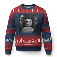 John Pork Meme Ugly Christmas Sweater There Is Motion At Your Front Door Funny Brainrot