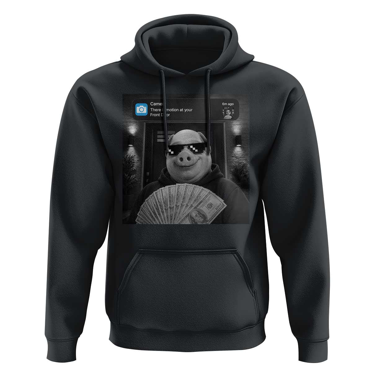 John Pork Meme Hoodie There Is Motion At Your Front Door Funny Brainrot