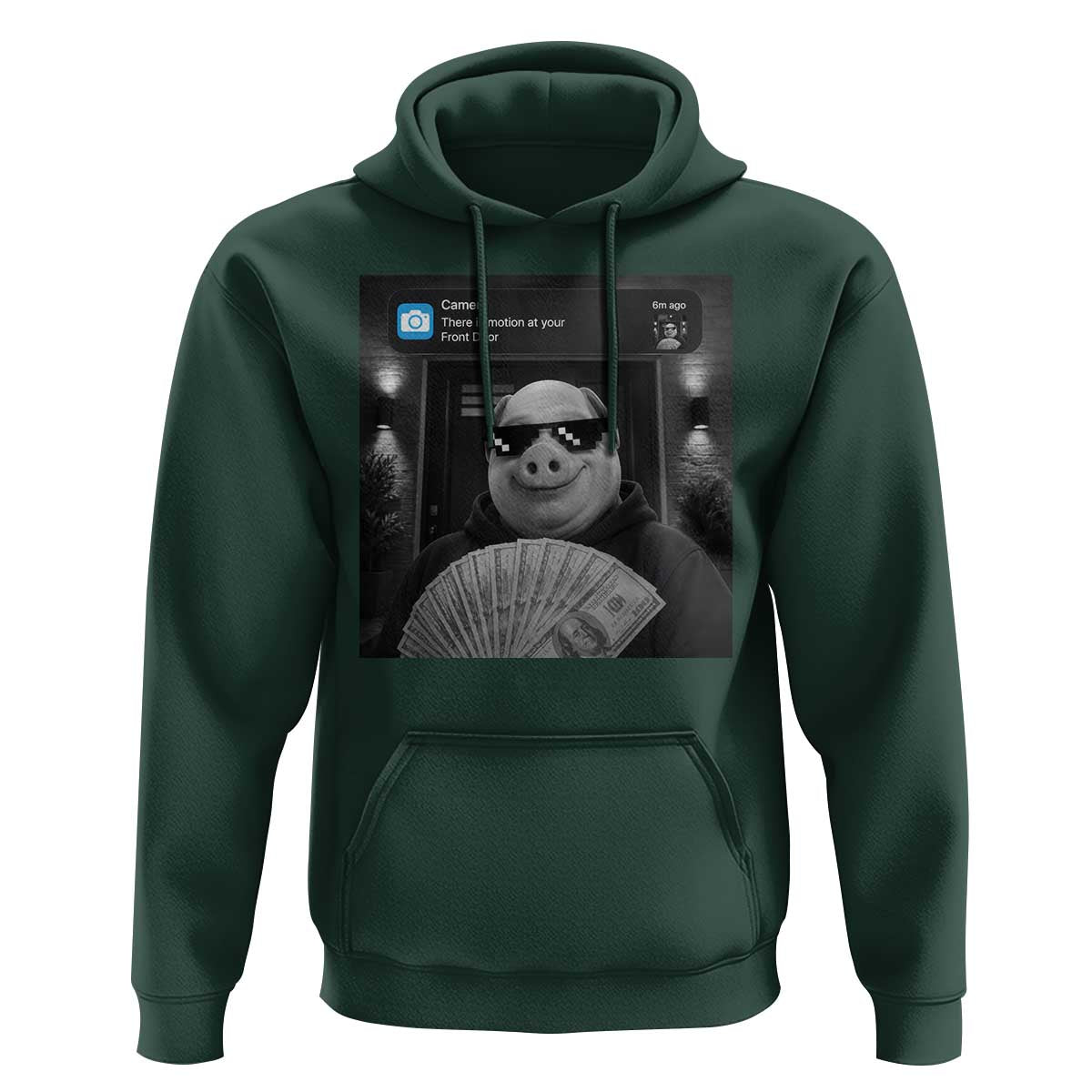 John Pork Meme Hoodie There Is Motion At Your Front Door Funny Brainrot