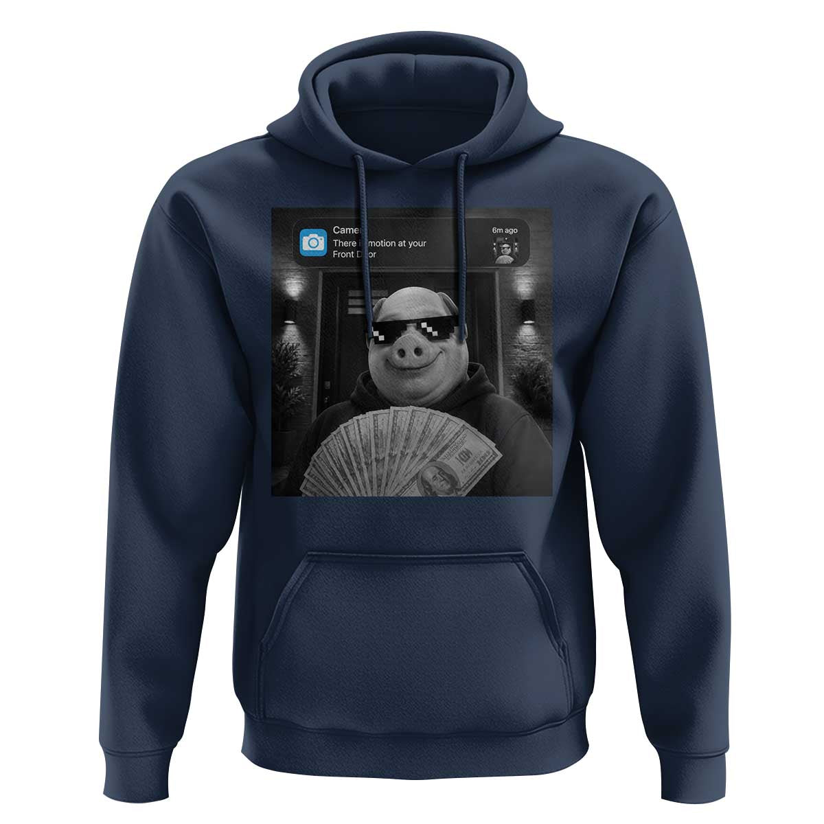 John Pork Meme Hoodie There Is Motion At Your Front Door Funny Brainrot