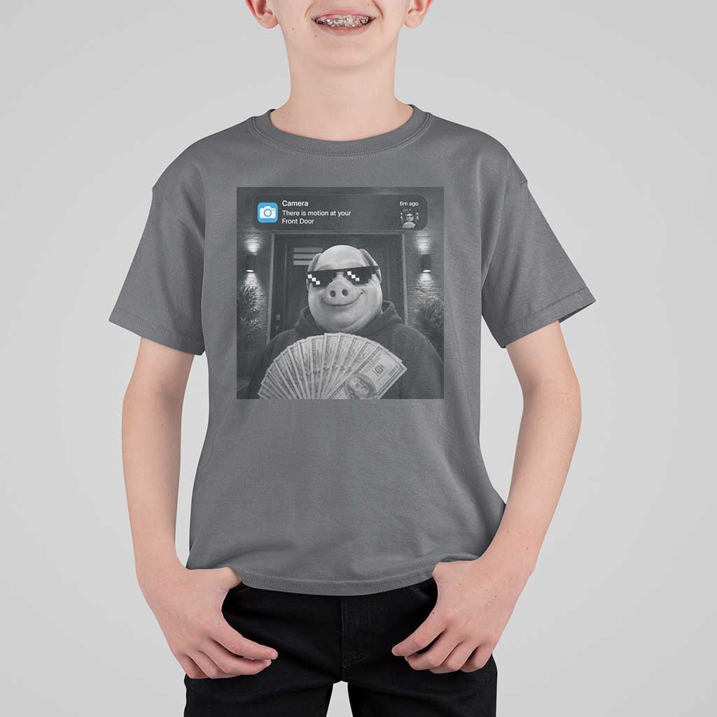 John Pork Meme T Shirt For Kid There Is Motion At Your Front Door Funny Brainrot