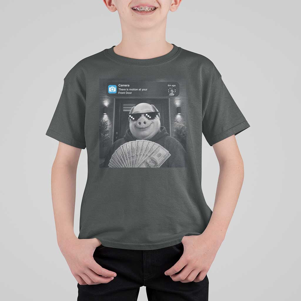 John Pork Meme T Shirt For Kid There Is Motion At Your Front Door Funny Brainrot