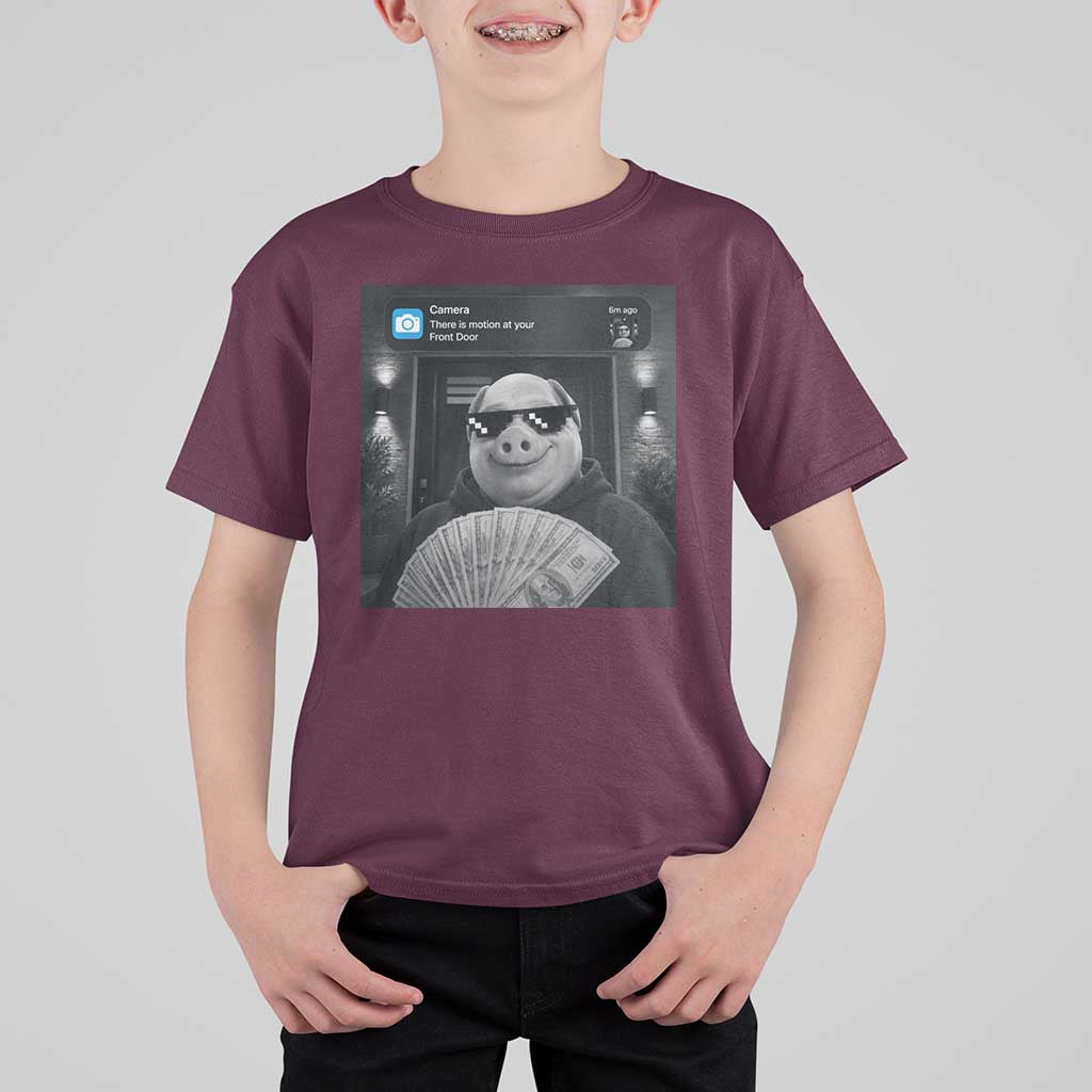 John Pork Meme T Shirt For Kid There Is Motion At Your Front Door Funny Brainrot