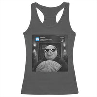 John Pork Meme Racerback Tank Top There Is Motion At Your Front Door Funny Brainrot