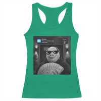 John Pork Meme Racerback Tank Top There Is Motion At Your Front Door Funny Brainrot