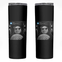 John Pork Meme Skinny Tumbler There Is Motion At Your Front Door Funny Brainrot